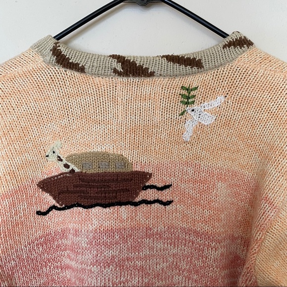 STORYBOOK KNITS vintage zoo Noah’s Ark sweater - Picture 15 of 16